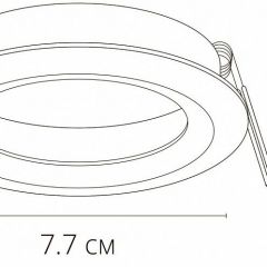 Встраиваемый светильник Arte Lamp Mira A2861PL-1BK | фото 2